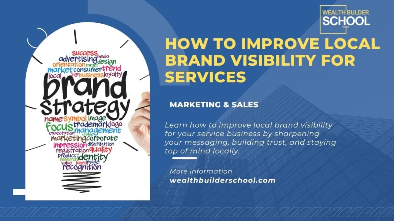 How to Improve Local Brand Visibility for Services
