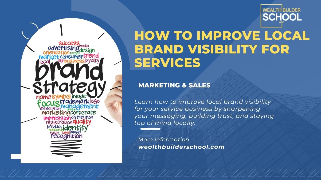 How to Improve Local Brand Visibility for Services