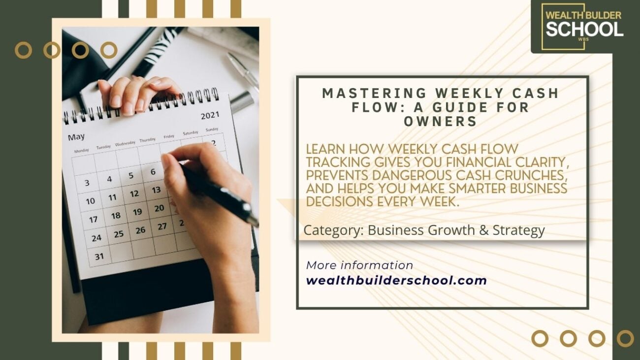 Mastering Weekly Cash Flow: A Guide for Owners