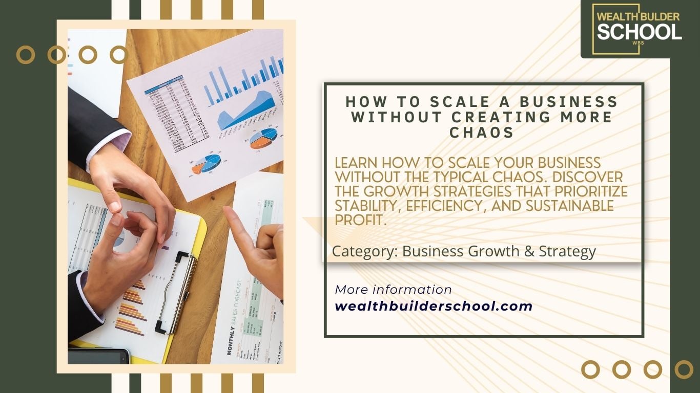 How to Scale a Business Without Creating More Chaos