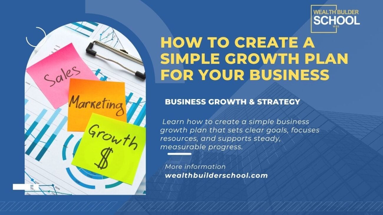How to Create a Simple Growth Plan for Your Business