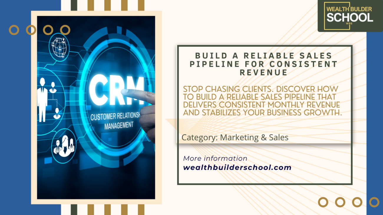 Build a Reliable Sales Pipeline for Consistent Revenue